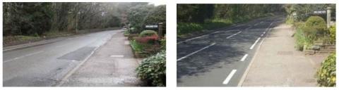 Before and after works