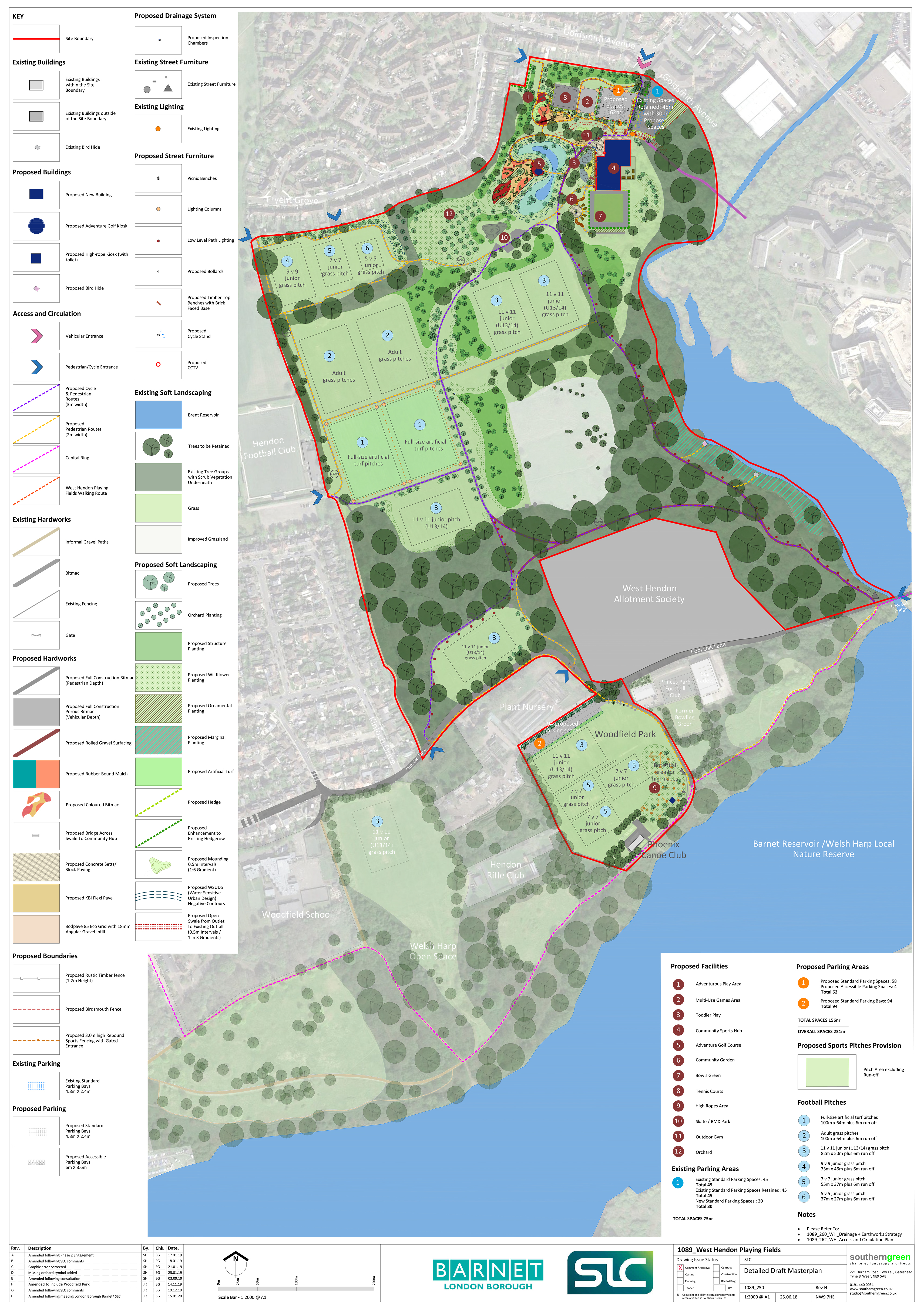 Plans for West Hendon Playing Fields