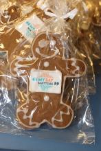 gingerbread given out at the family staff conference