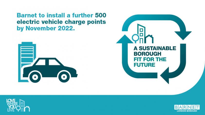 Barnet to install 500 EV charge points by November 2022