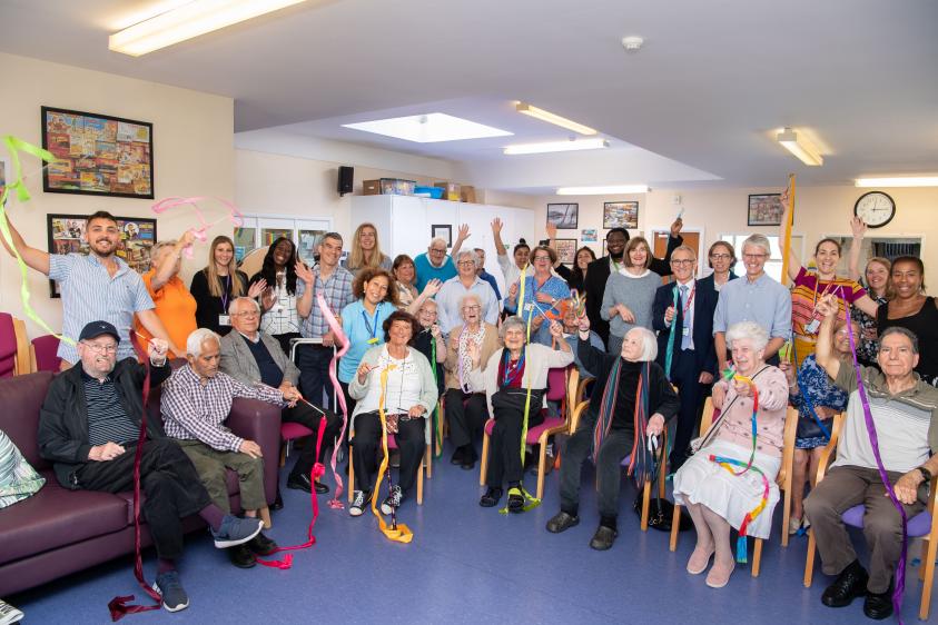 Local residents at Age UK Barnet